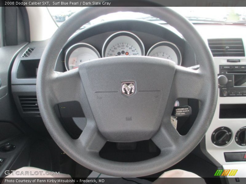 Surf Blue Pearl / Dark Slate Gray 2008 Dodge Caliber SXT