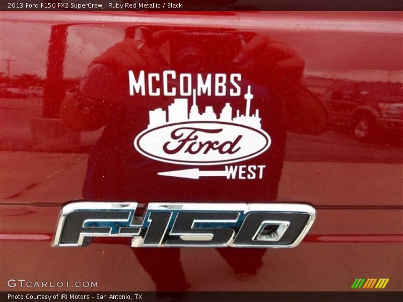 Ruby Red Metallic / Black 2013 Ford F150 FX2 SuperCrew