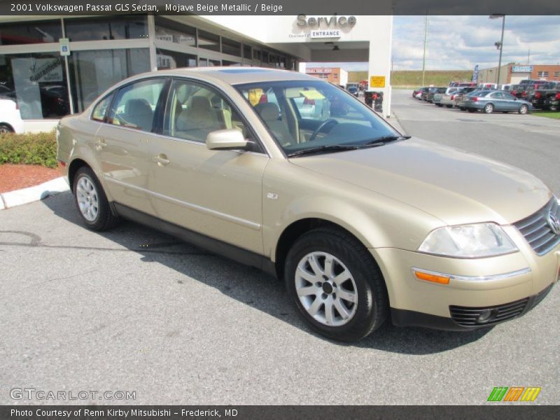 Mojave Beige Metallic / Beige 2001 Volkswagen Passat GLS Sedan