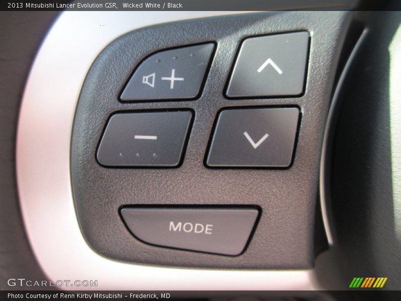 Controls of 2013 Lancer Evolution GSR