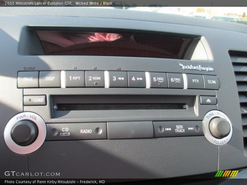 Audio System of 2013 Lancer Evolution GSR