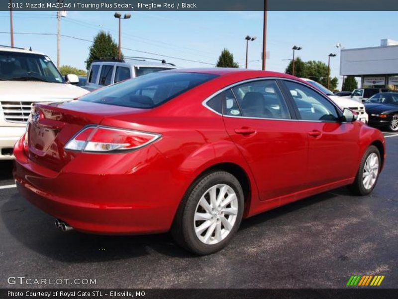 Fireglow Red / Black 2012 Mazda MAZDA6 i Touring Plus Sedan