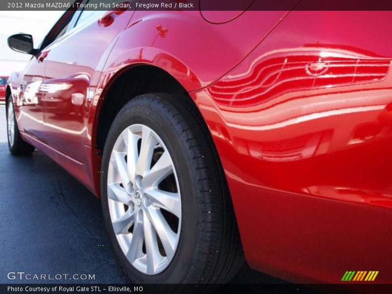 Fireglow Red / Black 2012 Mazda MAZDA6 i Touring Plus Sedan