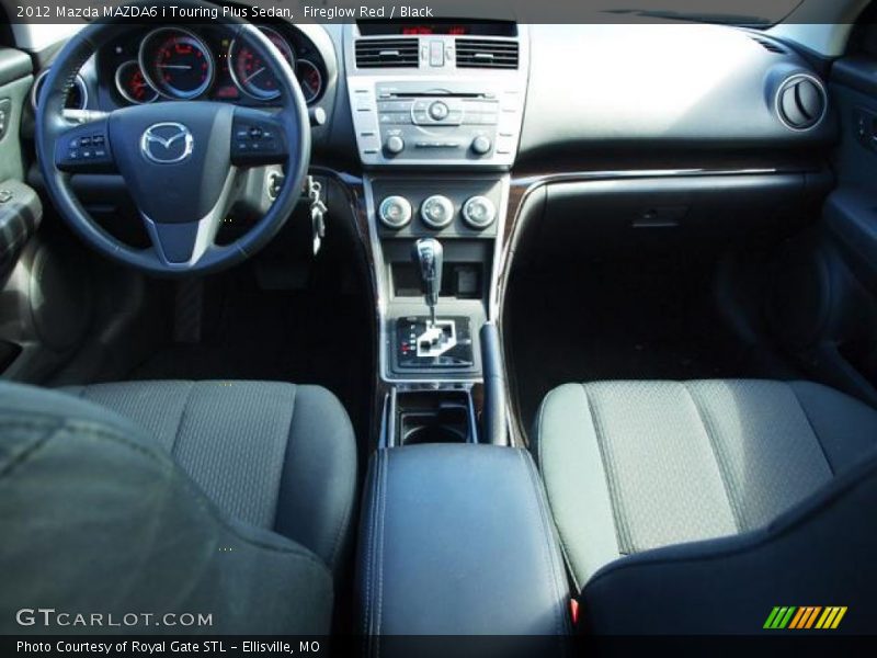 Fireglow Red / Black 2012 Mazda MAZDA6 i Touring Plus Sedan