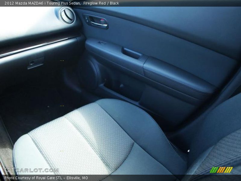Fireglow Red / Black 2012 Mazda MAZDA6 i Touring Plus Sedan