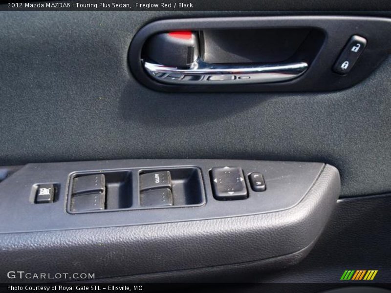 Fireglow Red / Black 2012 Mazda MAZDA6 i Touring Plus Sedan