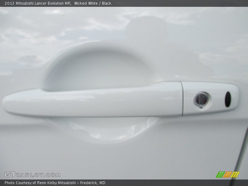 Wicked White / Black 2013 Mitsubishi Lancer Evolution MR