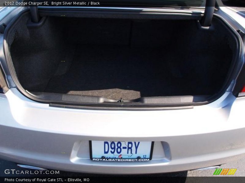 Bright Silver Metallic / Black 2012 Dodge Charger SE