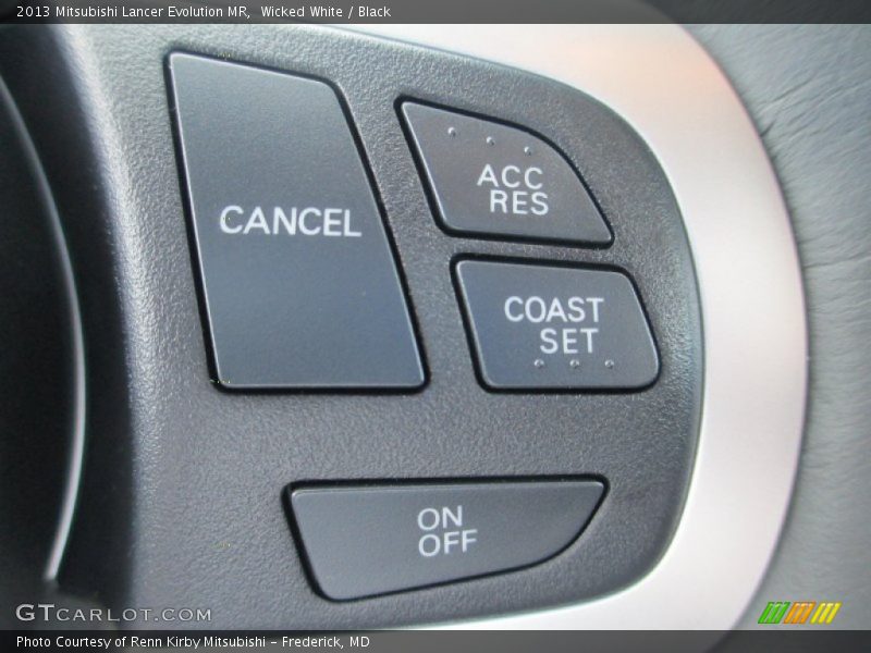 Controls of 2013 Lancer Evolution MR