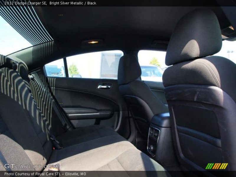 Bright Silver Metallic / Black 2012 Dodge Charger SE
