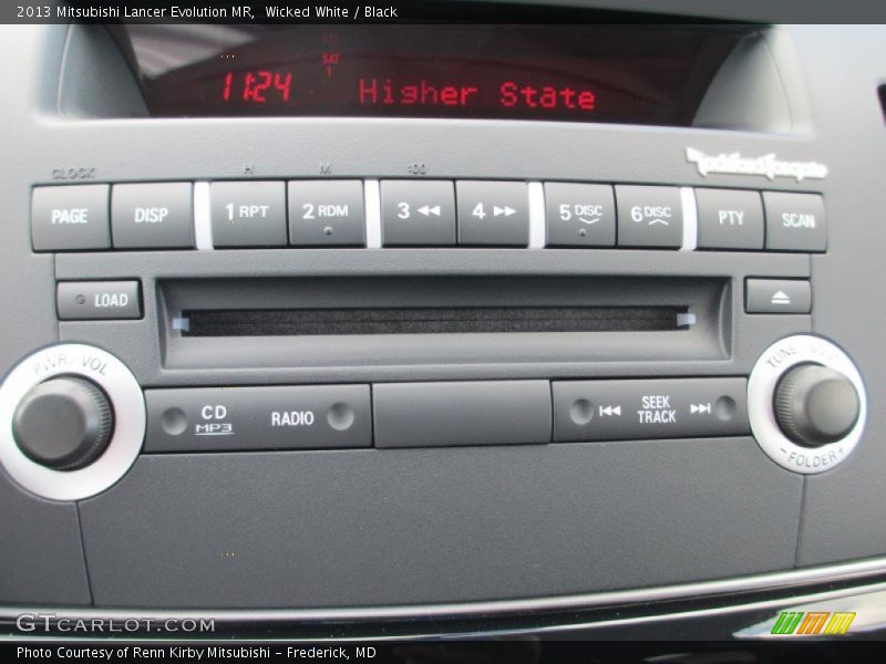 Audio System of 2013 Lancer Evolution MR