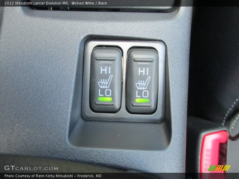 Controls of 2013 Lancer Evolution MR