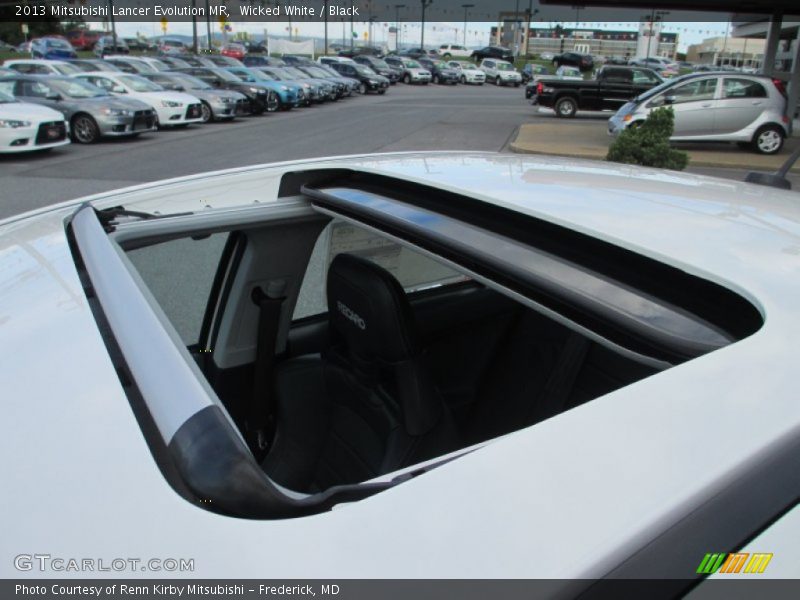 Wicked White / Black 2013 Mitsubishi Lancer Evolution MR