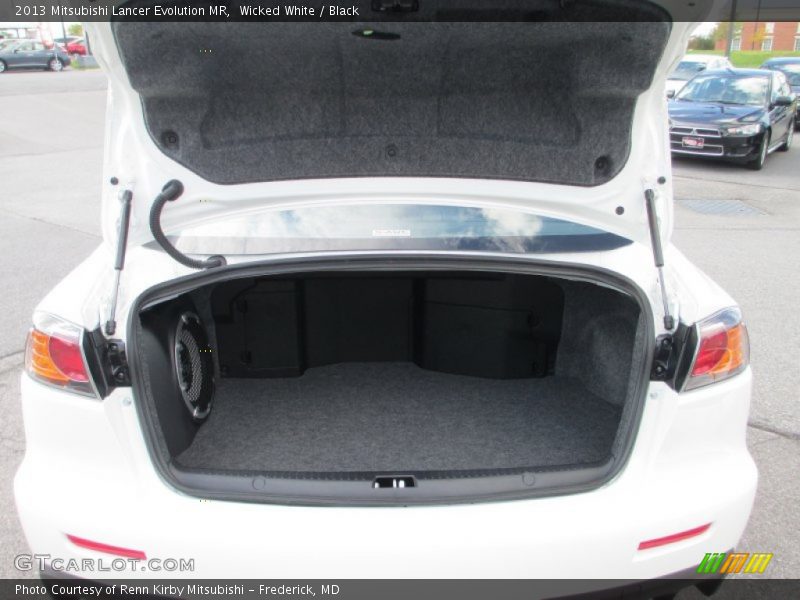 Wicked White / Black 2013 Mitsubishi Lancer Evolution MR