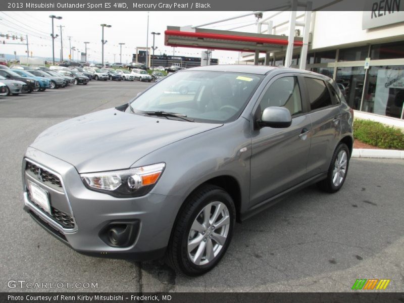 Mercury Gray Pearl / Black 2013 Mitsubishi Outlander Sport ES 4WD