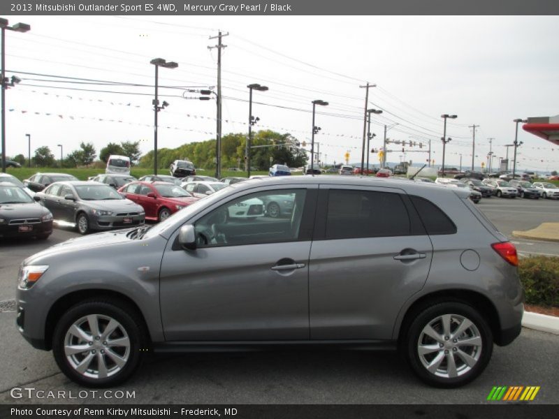 Mercury Gray Pearl / Black 2013 Mitsubishi Outlander Sport ES 4WD