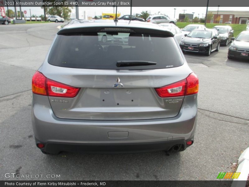 Mercury Gray Pearl / Black 2013 Mitsubishi Outlander Sport ES 4WD