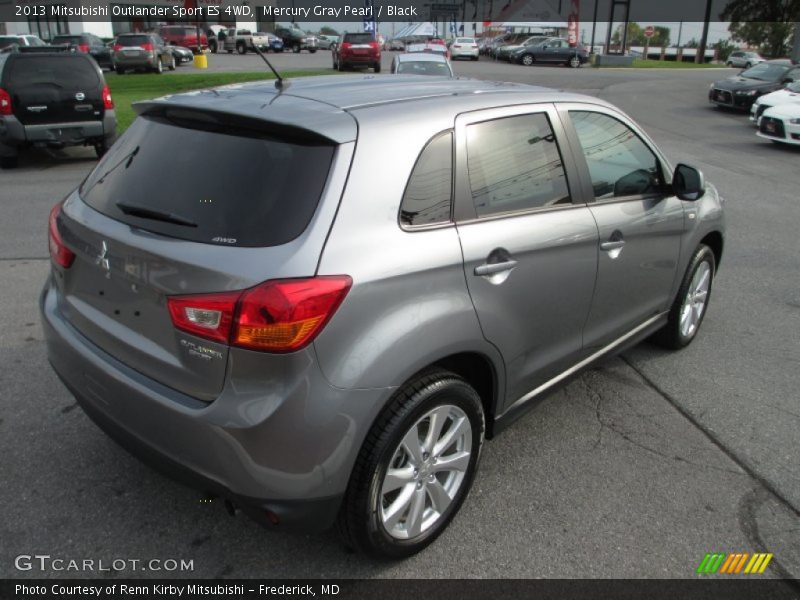 Mercury Gray Pearl / Black 2013 Mitsubishi Outlander Sport ES 4WD