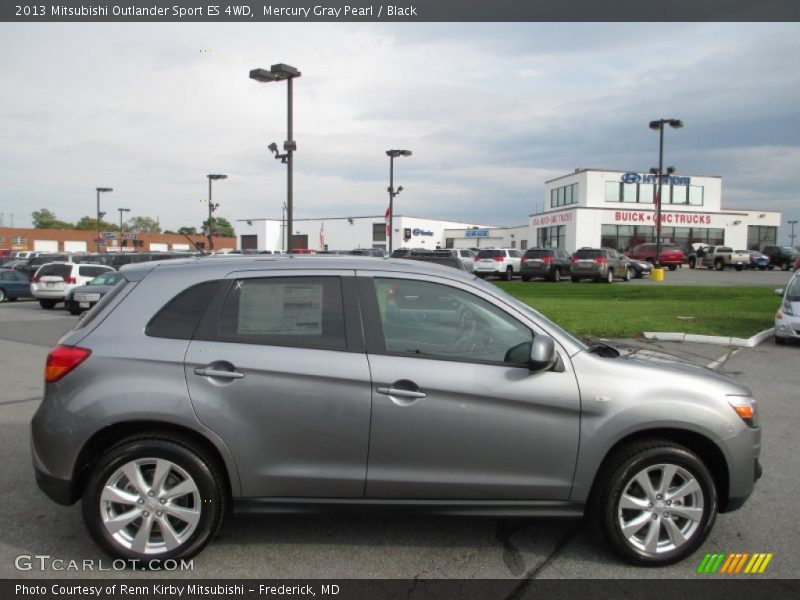 Mercury Gray Pearl / Black 2013 Mitsubishi Outlander Sport ES 4WD