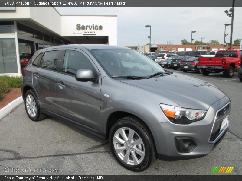 Mercury Gray Pearl / Black 2013 Mitsubishi Outlander Sport ES 4WD