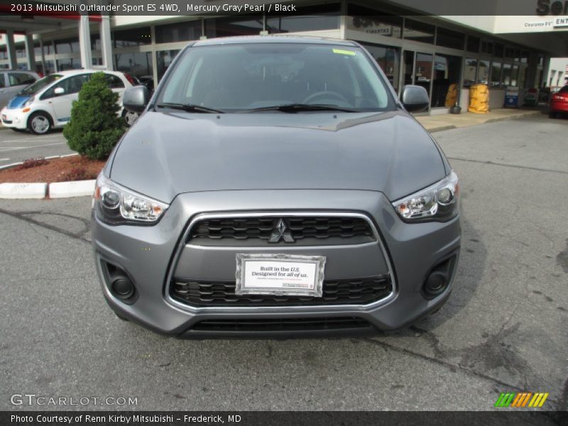 Mercury Gray Pearl / Black 2013 Mitsubishi Outlander Sport ES 4WD