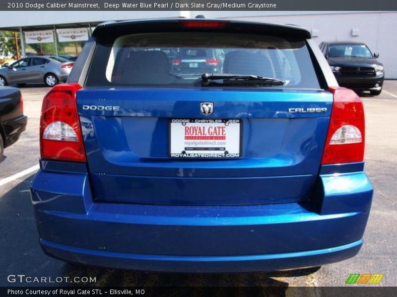 Deep Water Blue Pearl / Dark Slate Gray/Medium Graystone 2010 Dodge Caliber Mainstreet
