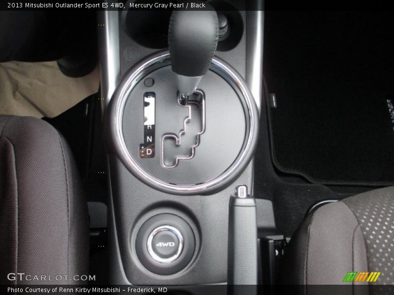 Mercury Gray Pearl / Black 2013 Mitsubishi Outlander Sport ES 4WD