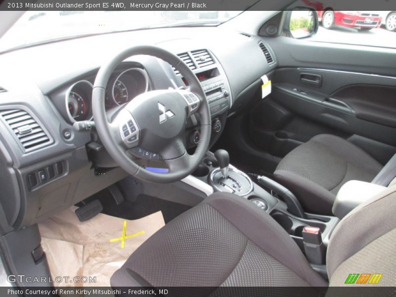 Mercury Gray Pearl / Black 2013 Mitsubishi Outlander Sport ES 4WD