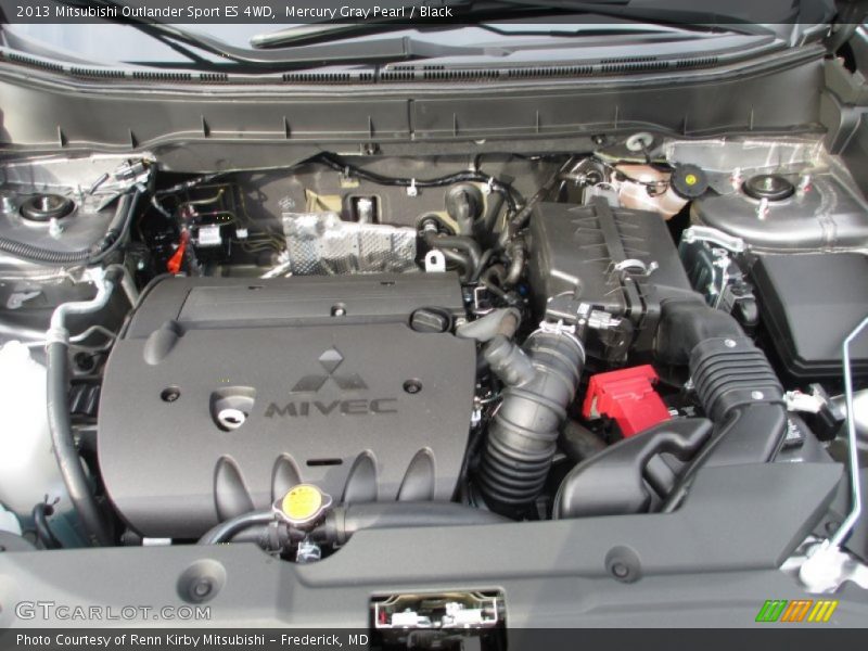 Mercury Gray Pearl / Black 2013 Mitsubishi Outlander Sport ES 4WD