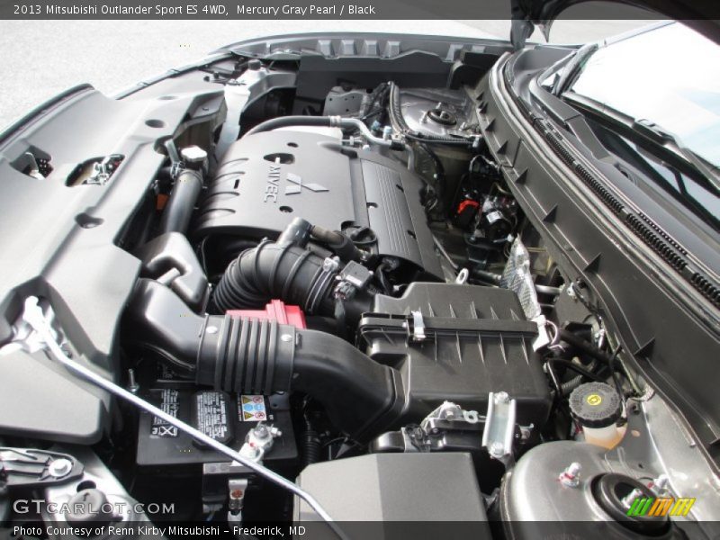 Mercury Gray Pearl / Black 2013 Mitsubishi Outlander Sport ES 4WD