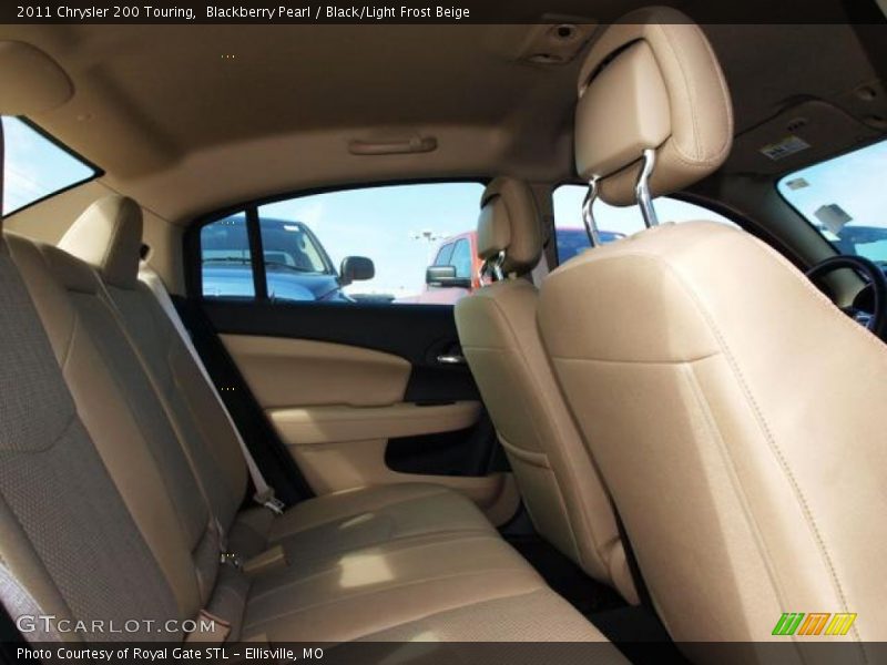 Blackberry Pearl / Black/Light Frost Beige 2011 Chrysler 200 Touring