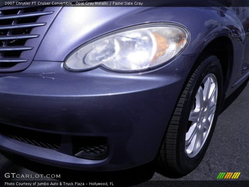 Opal Gray Metallic / Pastel Slate Gray 2007 Chrysler PT Cruiser Convertible