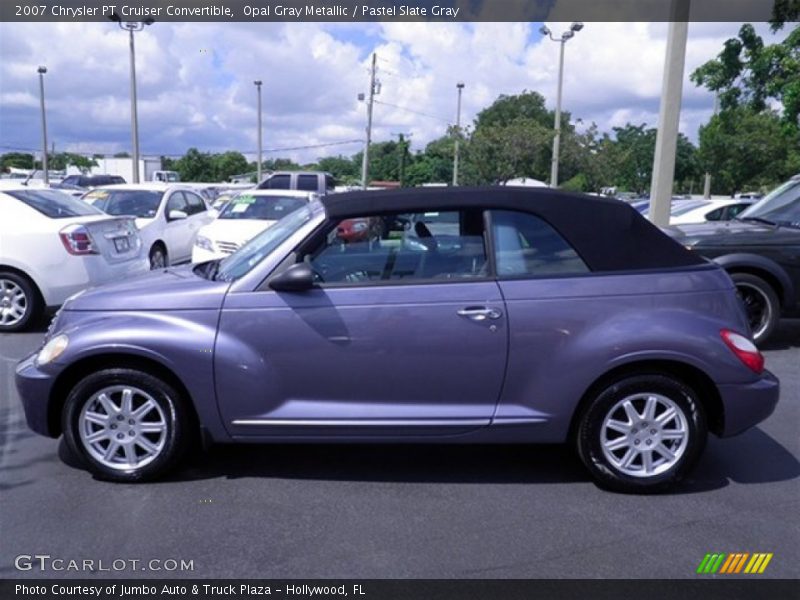 Opal Gray Metallic / Pastel Slate Gray 2007 Chrysler PT Cruiser Convertible