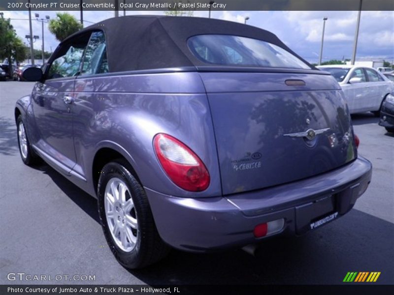 Opal Gray Metallic / Pastel Slate Gray 2007 Chrysler PT Cruiser Convertible