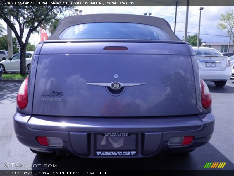 Opal Gray Metallic / Pastel Slate Gray 2007 Chrysler PT Cruiser Convertible