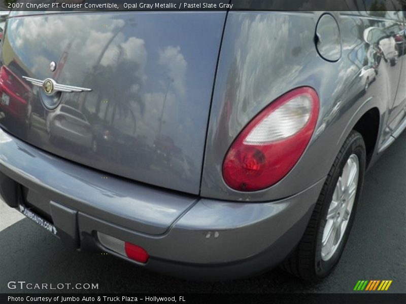 Opal Gray Metallic / Pastel Slate Gray 2007 Chrysler PT Cruiser Convertible