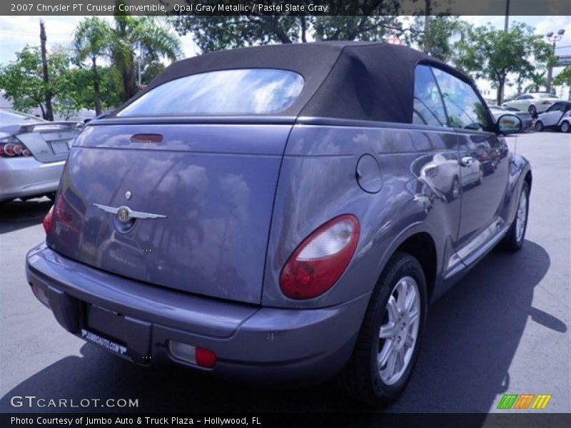 Opal Gray Metallic / Pastel Slate Gray 2007 Chrysler PT Cruiser Convertible