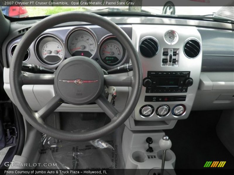 Opal Gray Metallic / Pastel Slate Gray 2007 Chrysler PT Cruiser Convertible