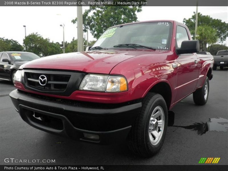 Redfire Metallic / Medium Dark Flint 2008 Mazda B-Series Truck B2300 Regular Cab