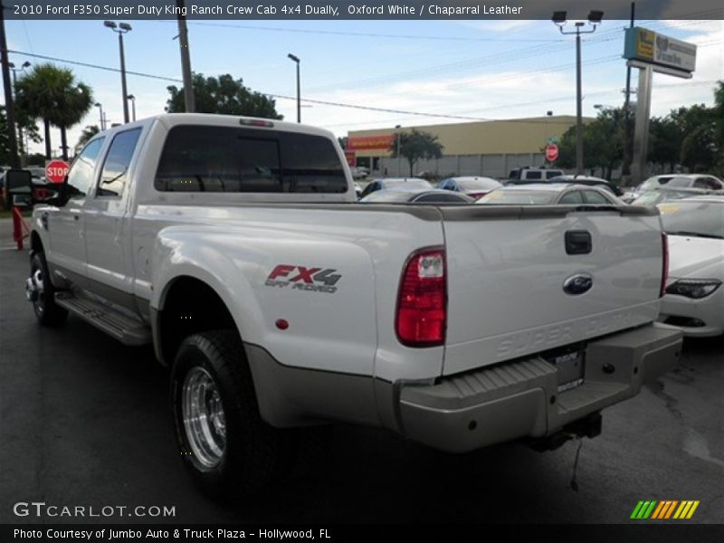 Oxford White / Chaparral Leather 2010 Ford F350 Super Duty King Ranch Crew Cab 4x4 Dually