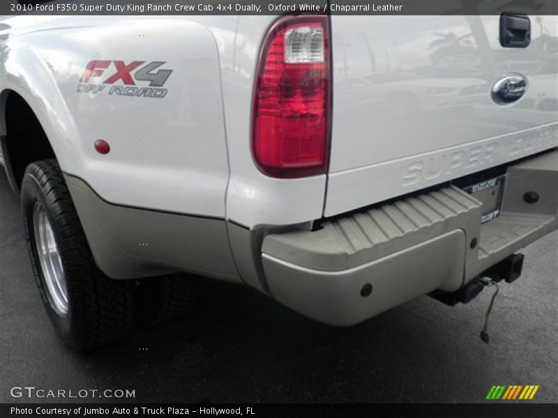 Oxford White / Chaparral Leather 2010 Ford F350 Super Duty King Ranch Crew Cab 4x4 Dually