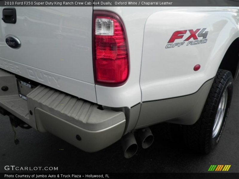 Oxford White / Chaparral Leather 2010 Ford F350 Super Duty King Ranch Crew Cab 4x4 Dually