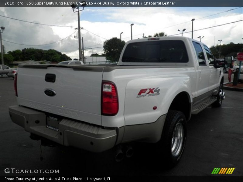 Oxford White / Chaparral Leather 2010 Ford F350 Super Duty King Ranch Crew Cab 4x4 Dually