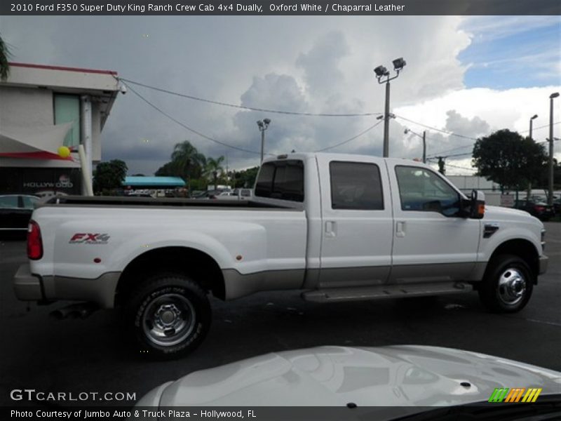 Oxford White / Chaparral Leather 2010 Ford F350 Super Duty King Ranch Crew Cab 4x4 Dually