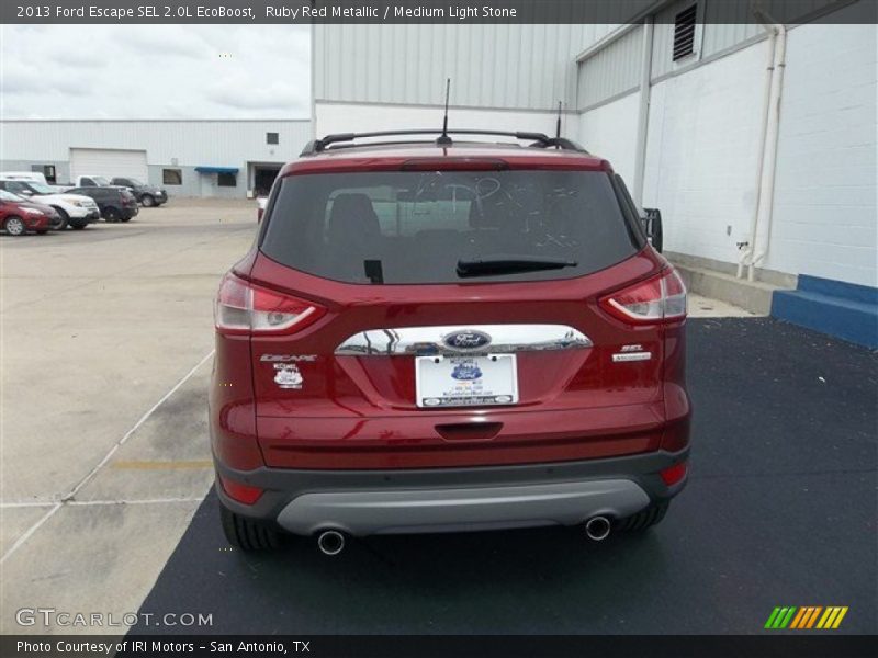Ruby Red Metallic / Medium Light Stone 2013 Ford Escape SEL 2.0L EcoBoost