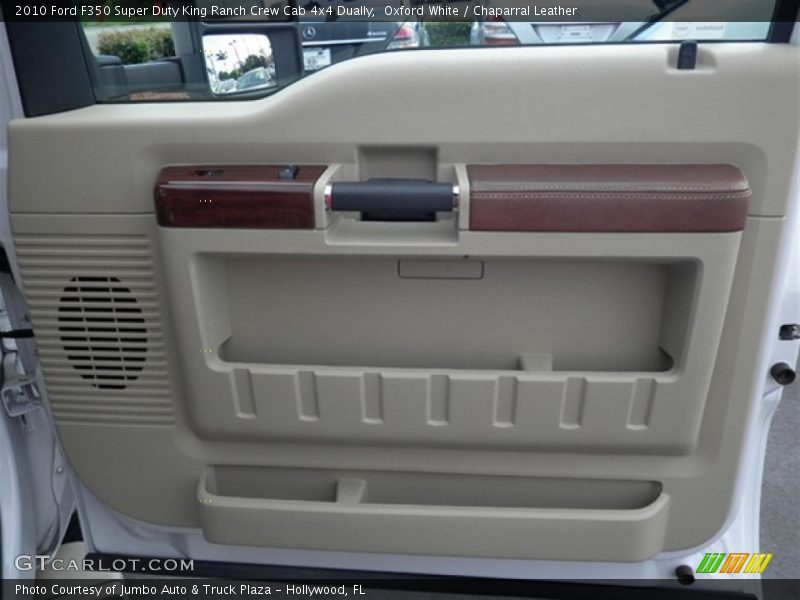 Oxford White / Chaparral Leather 2010 Ford F350 Super Duty King Ranch Crew Cab 4x4 Dually
