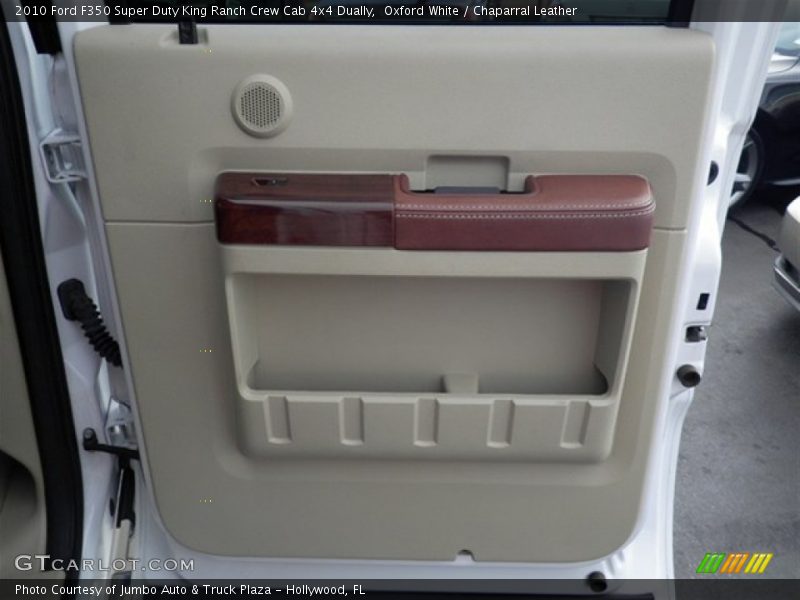 Oxford White / Chaparral Leather 2010 Ford F350 Super Duty King Ranch Crew Cab 4x4 Dually