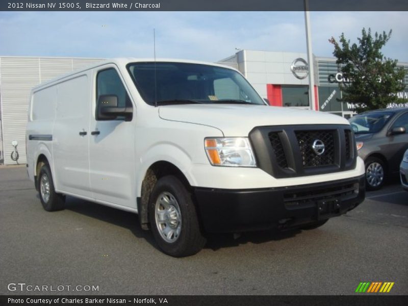 Blizzard White / Charcoal 2012 Nissan NV 1500 S