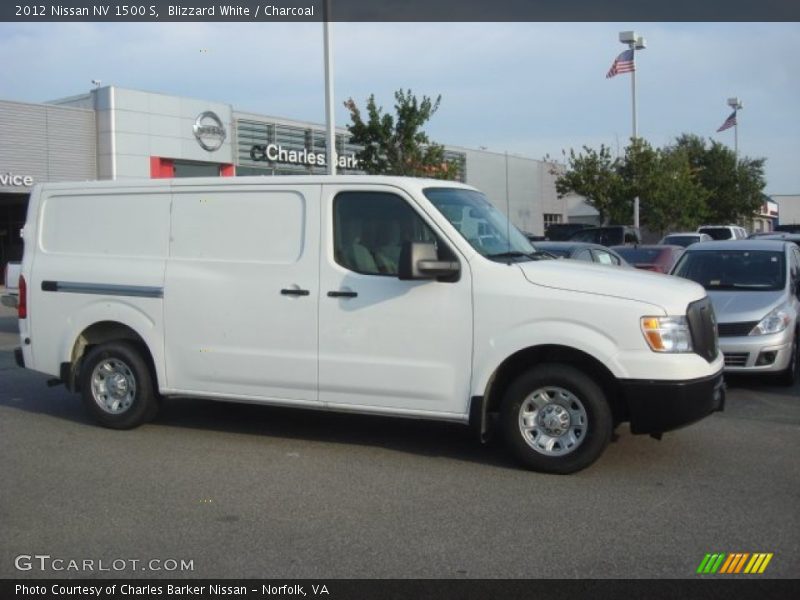 Blizzard White / Charcoal 2012 Nissan NV 1500 S