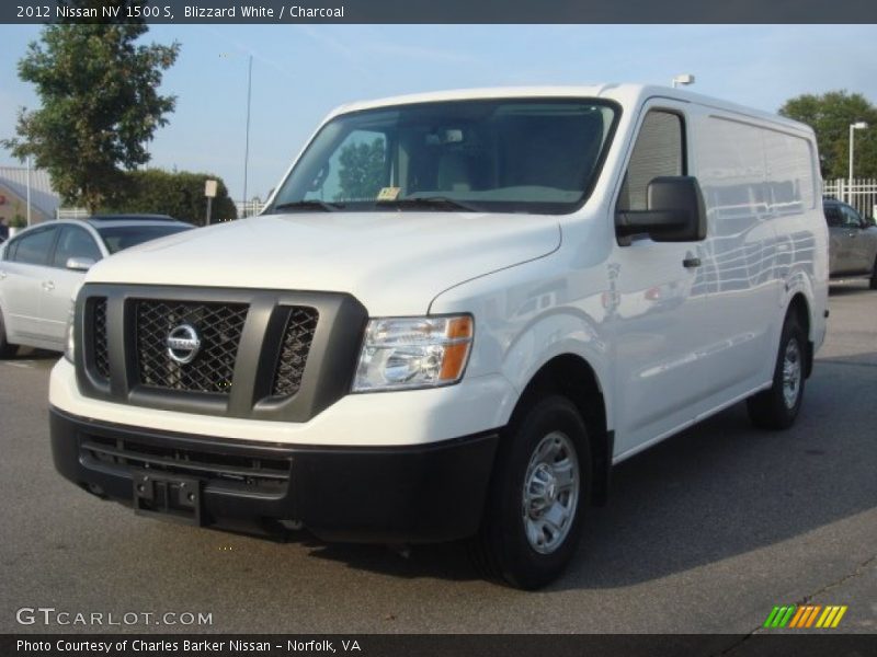 Blizzard White / Charcoal 2012 Nissan NV 1500 S